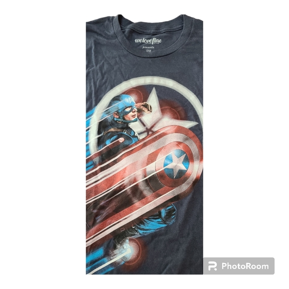 Men's L NWT Marvel Captain America Civil War Short Sleeved T-Shirt - Picture 2 of 12